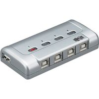 Tripp Lite U215004R U215-004-R 4-Port USB 2.0 Printer Peripheral Sharing Switch