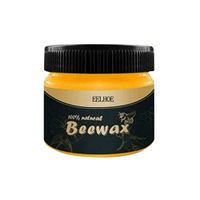 Samoii All Natural Wood Seasoning Wax Tin Beeswax Food Safe Sealer Furniture Conditioner Renew Care for Cutting Boards, Woods, Bamboo, Wooden Surfaces Houseware Supplies (1 Tin)