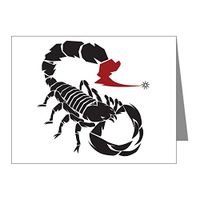 Note Card Tribal Scorpion