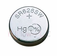 Hillflower 20 Pieces SR626 LR66 SR66 376 AG4 377 Bulk 0% Hg 1.5V Heavy Duty Long Duration Silver Oxide New Battery