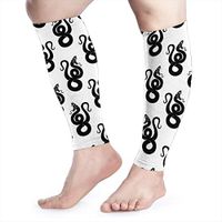 AP.Roon Men Women Poisonous Snake Calf Compression Sleeve Print Leg Support Calf Guards Sleeves Calf Pain Relief for Running