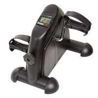 Portable Fitness Pedal Stationary Under Desk Indoor Exercise Machine Bike for Arms, Legs, Physical Therapy with LCD Display Calorie Counter by Wakeman