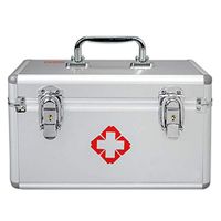 Portable 14 Inch First Aid Box ，Medical Storage for Home,Travel & Workplace (16 inch)