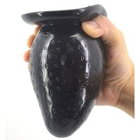 Beginner Ā'ñāl Training Plug Black Strawberry Comfortable Small Training Expander Toys Female Body Relax Massager