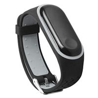 Lyperkin Strap Compatible with Xiaomi Mi Band 3 Bracelet, Premium Silicone Wristband Replacement Band Accessories for Xiaomi Mi Band 3 S-11