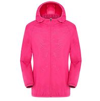 Amlaiworld Men Women Plus Size Tops Casual Jackets Windproof Ultra-Light Rainproof Windbreaker Top Hot Pink