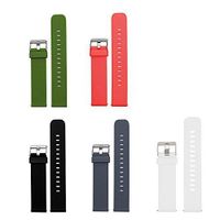 for Garmin Approach S40 Band, Lamshaw Quick Release Classic Silicone Sport Replacement Band for Garmin Approach S40 Smartwatch (5 Pack)