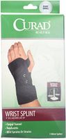 Curad Suede Lace-Up Wrist Splint, Right, Small