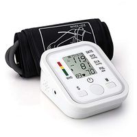 Upper Arm Blood Pressure Monitor - Digital Automatic BP Monitor with Large Display and LCD Backlight for Blood Pressure and Pulse Rate Monitoring