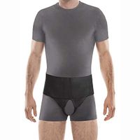 BOLD Double Inguinal Hernia Support Belt - Truss Brace With Two Pressure Pads XL Biege