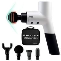 VYBE Percussion Massage Gun - Premium Model - Muscle Deep Tissue Massager - Quiet, Portable, Electric, Hand held, Body Relaxation