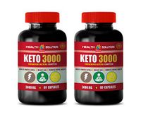 Fat Burning and Weight Loss Pills - Keto 3000 MG - EXOGENOUS Ketone Complex - Keto Advanced Weight Loss Pills - 2 Bottles 120 Capsules