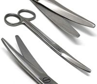 A2Z-MY02 Mayo Dissecting Scissors 5.5" (14cm), Curved, Stainless Steel