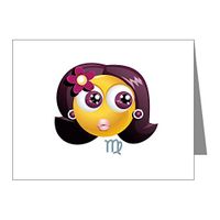 Note Card SmileyFace Zodiac Virgo