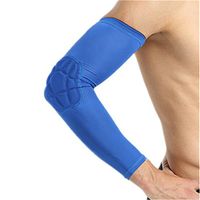 Topshion Basketball Armguards Extended Anti-Collision Elbow Elbow Joint Guard Arm Sleeve Outdoor Sports(1 Pair)