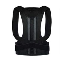 Men Women Adjustable Sitting Posture Correction Belt Anti-Hunchback Strap Posture Support Corrector Back Pain Brace Belt XXXL