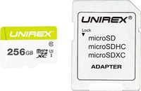 Micro SD U3 w/Full Size Adapter (256GB)