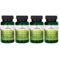 Swanson Digestive Enzymes 90 Tabs 4 Pack