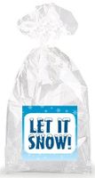 Let It Snow! Party Favor Bags with Ties - 12pack