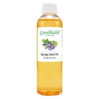 Borage Seed – 4 fl oz (118 ml) Plastic Bottle w/Cap – 100% Pure Carrier Oil – GreenHealth