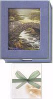 Thomas Kinkade Bridge Of Faith Keepsake Box with Notepaper