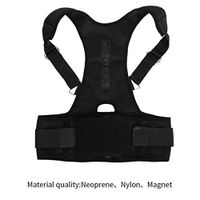 Unisex Back Posture Corrector, Adjustable Posture Brace Back Support Belt (Size : XL)