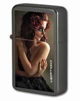 Dia De Los Muertos 1C ZLA Single Torch Flame Cigar and Cigarette Lighter with Pouch Warranty