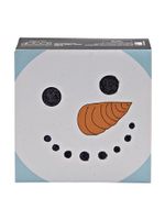 American Chateau 4" Wood Snowman Christmas Fireplace Square Matchbox - 1 X 50 Matches