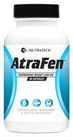 Nutratech Atrafen Powerful Fat Burner and Appetite Suppressant Diet Pill System for Fast Weight Loss, 60 Count