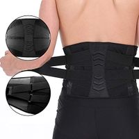 TUQI Back Brace-Lumbar Support Belt,Breathable Mesh,for Offices, Gyms, Outdoor Sports, Pain Relief, etc. (Medium)