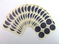 Minilabel 102 Labels , 25mm Diameter Round , Navy Blue , Colour Code Stickers