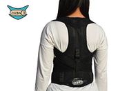ZSZBACE Adjustable Universal Vest Elastic Clavicle Posture Corrector Back Lumbar Support Scoliosis Brace Round Shoulder Band Belt (L)