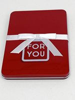 Gift Card Holder - Gift Card Box, Great for Christmas and Valentine's Day Gift Cards (6 Pack, Red Tine Bow)