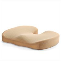 XIAOBUDIAN Premium Comfort Seat Cushion - Orthopedic Tailbone Seat Cushion for Office Chair, Car, Truck, Wheelchairs, Etc.Provides Relief for Lower Back Pain (Color : Light tan)