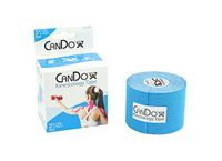 CanDo Kinesiology Tape, 2" x 16.5 ft, Blue, 1 Roll