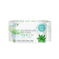 Vovotrade 26 Pieces Sterilized Wipes for Adult Men and Women Nursing Wipes Hygiene Wipes Antivirus Protection