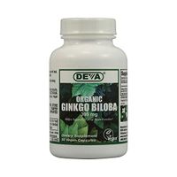 Vegan Ginkgo Biloba Organic Deva Vegan 90 Tabs