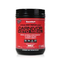 MuscleMeds Carnivor Keto Meal Replacement with Beef Protein
