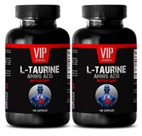 Weight Loss Pills for Men Belly Fat - L-Taurine 500MG - Amino Acid - ANTIOXIDANT - Taurine Extract - 2 Bottles (200 Capsules)
