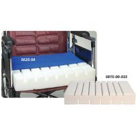 Skil-Care Pressure-Check Foam Cushion - w/Sheepskin Cover 18x16x4