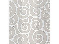 Christmas Print Cello Bags - Swirls White 3-1/2x2x7-1/2" Cello Bags 1.2 mil (3 Packs; 100 Bags Per Pack) - WRAPS-C1BSWW