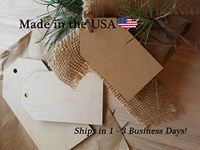 4 Inch Wooden Gift Tags (10 Count, Blank)