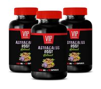 Immune Support Vitamins for Adults - Astragalus Root Extract 1200MG - Kidney Supplements for Humans - 3 Bottles 270 Capsules