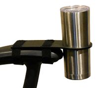 Arm Rest Cup Holder (The Arch) - Works with Many Tumblers (20/30 Ounce), Wine Glasses, and Most Other Containers with Tapered (Angled) Sides - for Wheelchairs, Scooters, Office Chairs, Stadium Seats