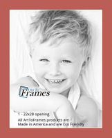 22x28 Carnelian / Red Orange Custom Mat for Picture Frame with 18x24 opening size (Mat Only, Frame NOT Included)