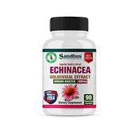 Echinacea Goldenseal Extract - Immune Booster 1000 mg per Serving Vegetarian Capsules 90 Ct- Supports Immune and Respiratory Health.
