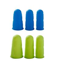 HEALLILY Gel Finger Cots Finger Protector Support Finger Gloves Sleeves Great for Trigger Finger Hand Eczema Finger Cracking 18Pcs