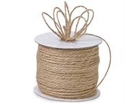 tkcathyschaos Natural Jute Burlap Rope String Twine 100 yd Spool Crafts Gifts Beige Holiday