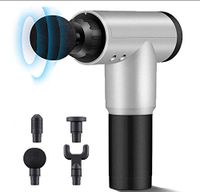 Muscle Massage Gun, Powerful Professional Personal Handheld Deep Tissue Muscle Massager, Percussion Massager for Trigger Points and Muscle Release for High Performance Athletes (Gray, US Plug)