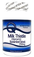 Milk Thistle (Silymarin) Standardized Extract 250mg 200 Capsules ^GLS